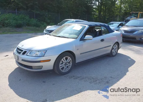 2004 Saab 9-3 Arc из США, поврежденный, VIN YS3FD79Y146004652